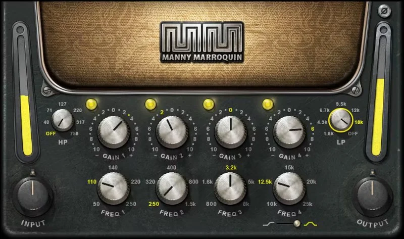 Waves Manny Marroquin EQ interface
