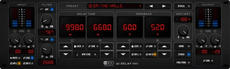 MIA Laboratories Mia Delay dt MKII interface