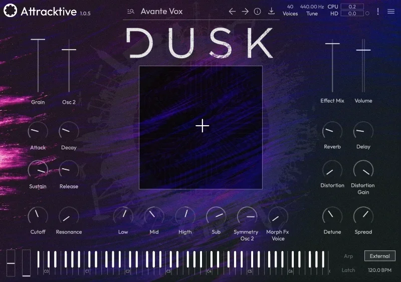Tracktion Dusk for BioTek interface