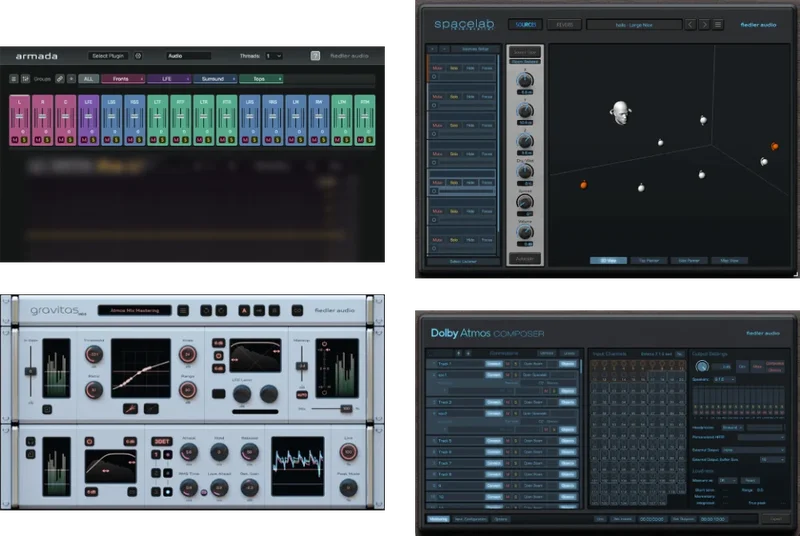 Fiedler Audio Dolby Atmos Production Bundle 2026 interface