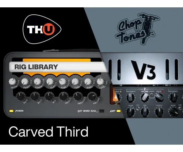 Overloud Carved Third - TH-U Rig Library interface