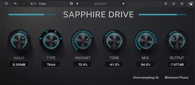 Three-Body Tech Sapphire Drive interface