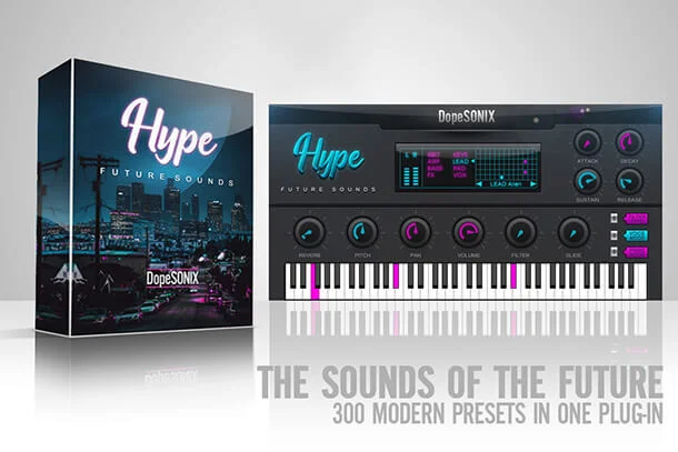 DopeSONIX Hype: Future Sounds interface