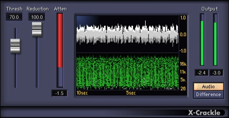 Waves X-Crackle interface