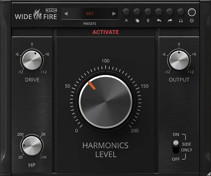 United Plugins WideFire interface