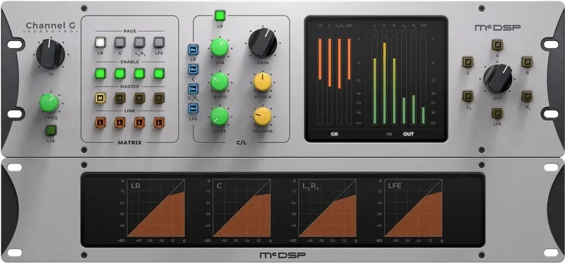 McDSP Channel G Surround V7 interface