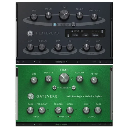 SSL - Solid State Logic GateVerb and PlateVerb Bundle interface