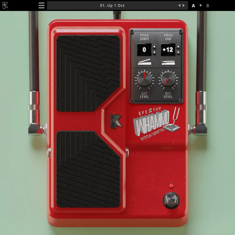 Kuassa EFEKTOR Whammo interface