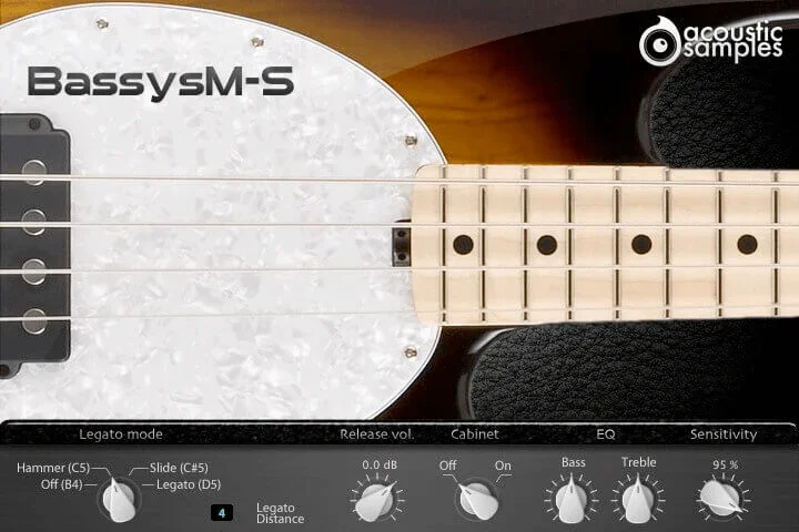 Acousticsamples Bassysm-S interface