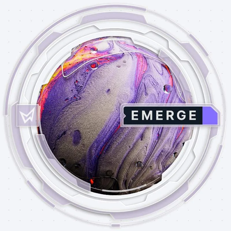 Minimal Audio Emerge interface