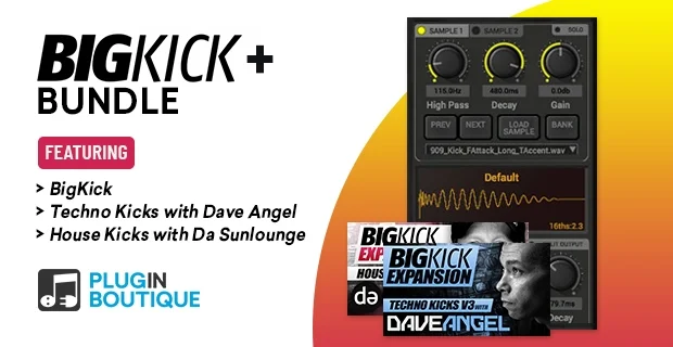 Plugin Boutique BigKick+ Bundle interface