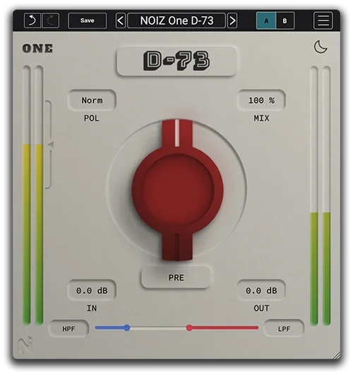 Kit Plugins NOIZ One D-73 interface