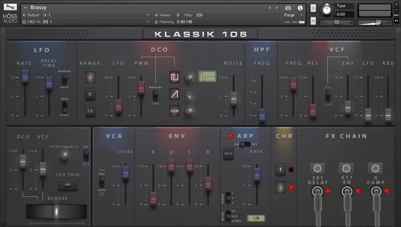 Loot Audio Klassik 106 interface