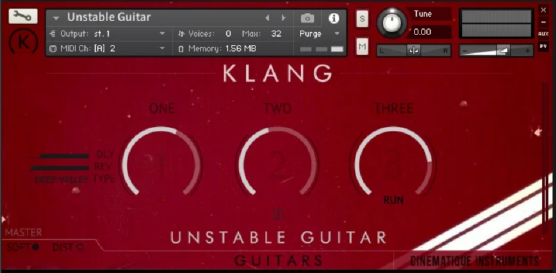 KLANG GUITARS: Unstable Guitar interface