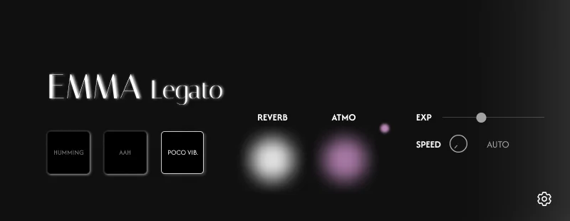 Sonora Cinematic Emma Legato interface
