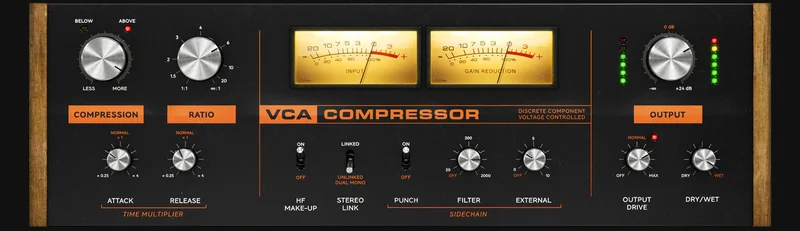 Softube VCA Compressor interface