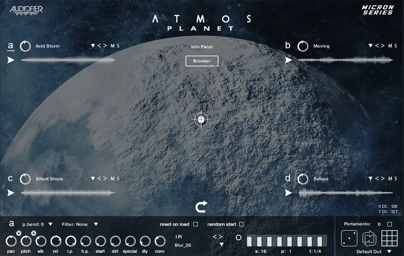 Audiofier Micron Atmos Planet interface