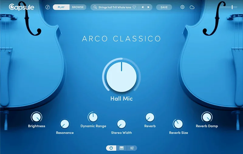 Capsule Arco Classico interface