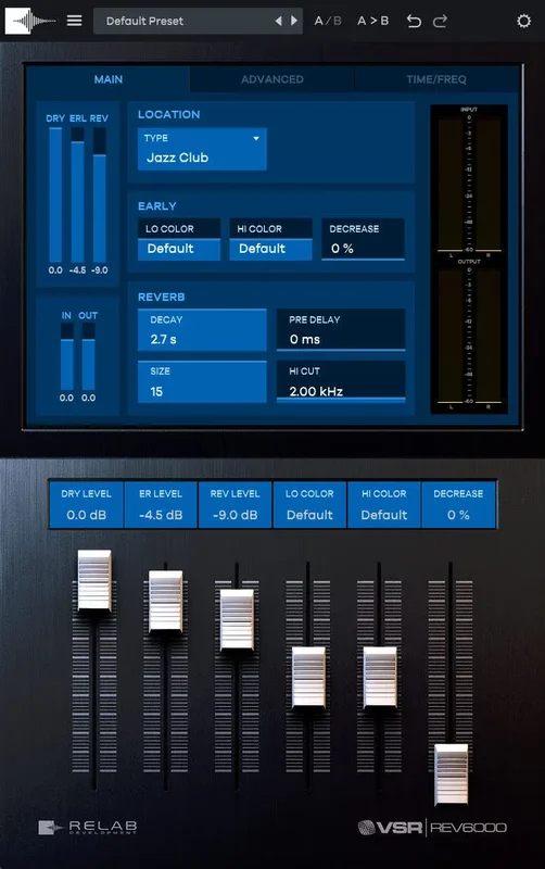 Relab Rev6000 interface