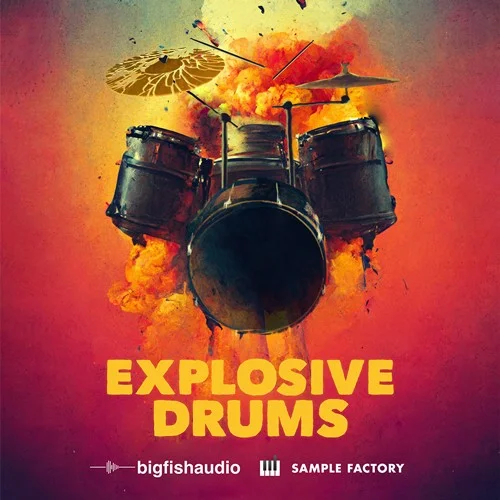 Big Fish Audio Explosive Drums interface