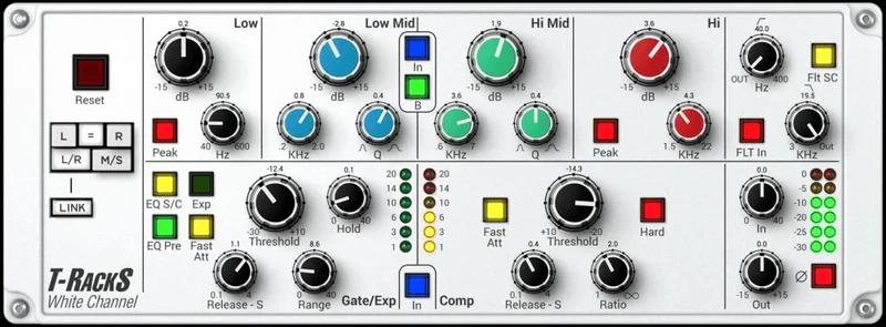 IK Multimedia T-RackS White Channel interface