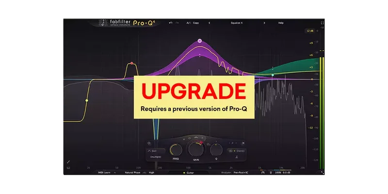 FabFilter Pro-Q 4 Upgrade interface
