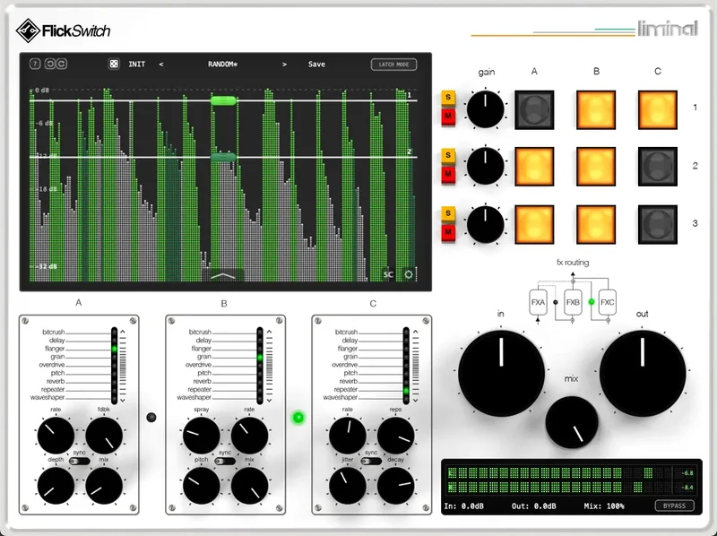 FlickSwitch Audio Liminal interface