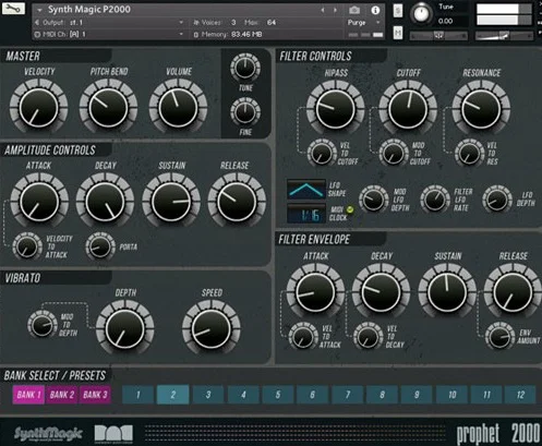 Loot Audio P2000 interface