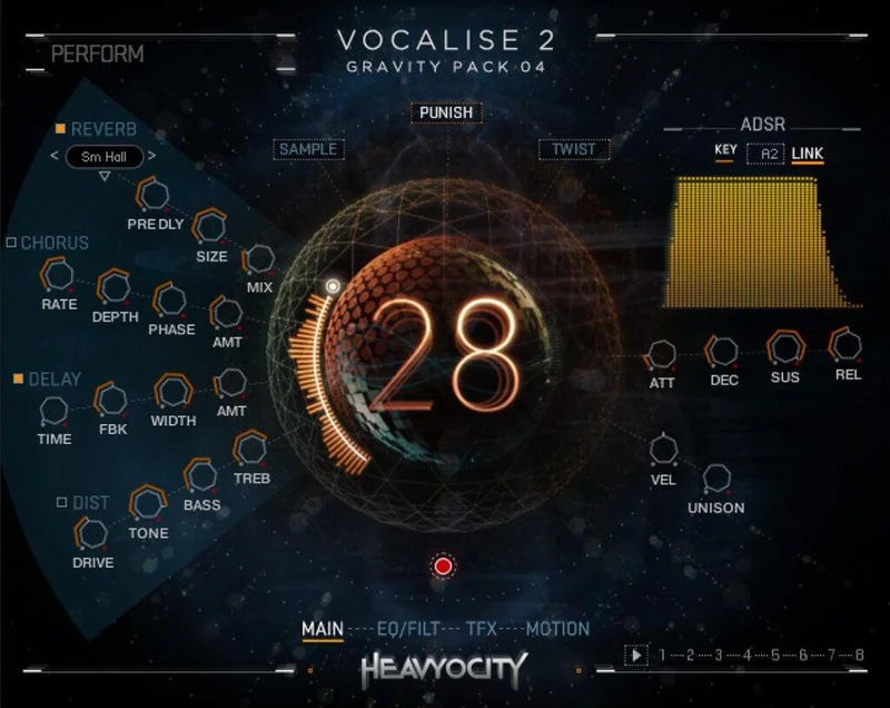 Heavyocity Vocalise 2 Gravity Pack 04 interface