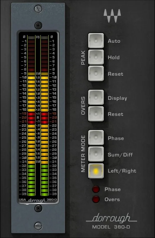 Waves Dorrough Stereo interface