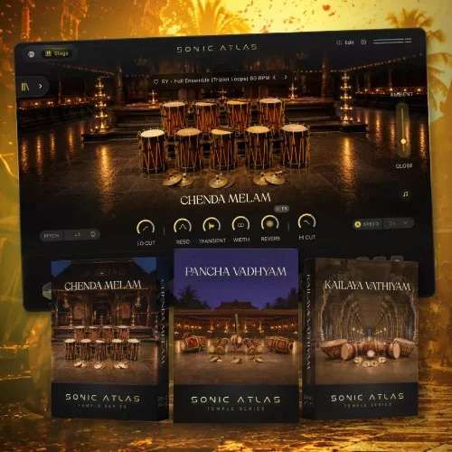 Pitch Innovations Temple Drums Of India Bundle interface