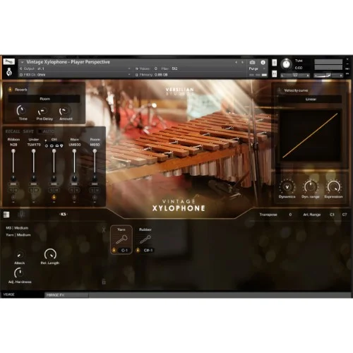 Versilian Studios Vintage Xylophone interface