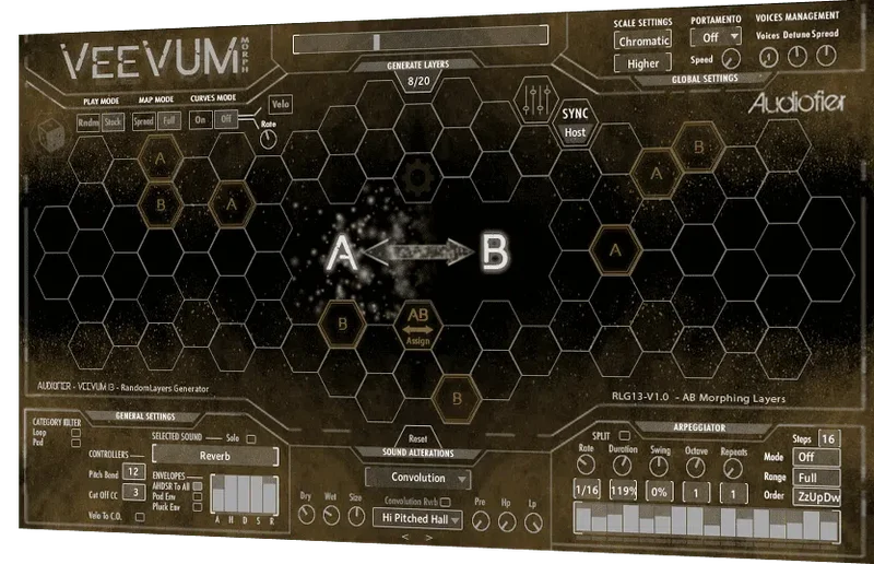 Audiofier Veevum Morph interface