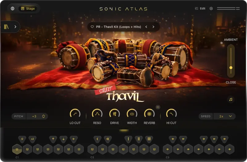 Pitch Innovations Sonic Atlas Expansion: Thavil Kit interface