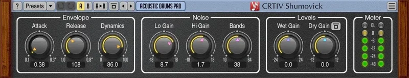 Voxengo CRTIV Shumovick interface