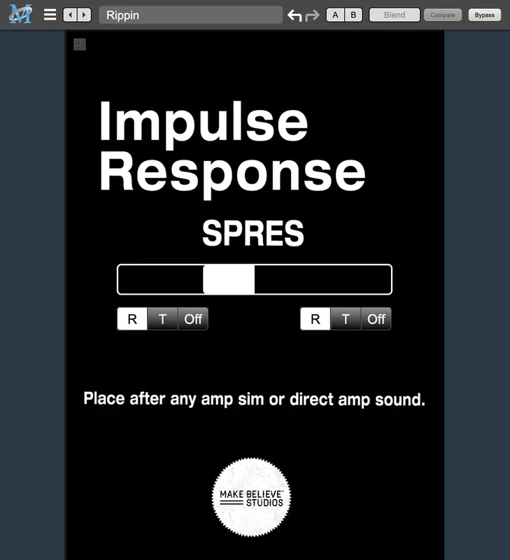 Metric Halo x Make Believe Studios SPRES interface