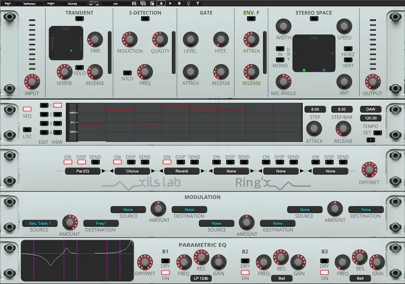 Xils Lab RingX interface