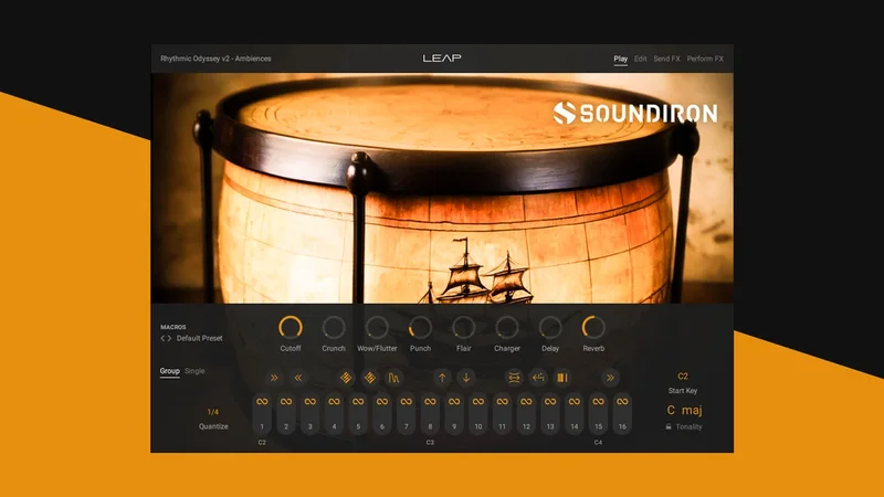Soundiron Rhythmic Odyssey Vol 2 interface