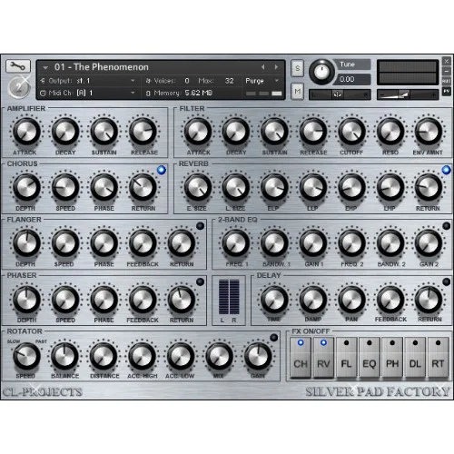 CL-Projects Silver Pad Factory interface