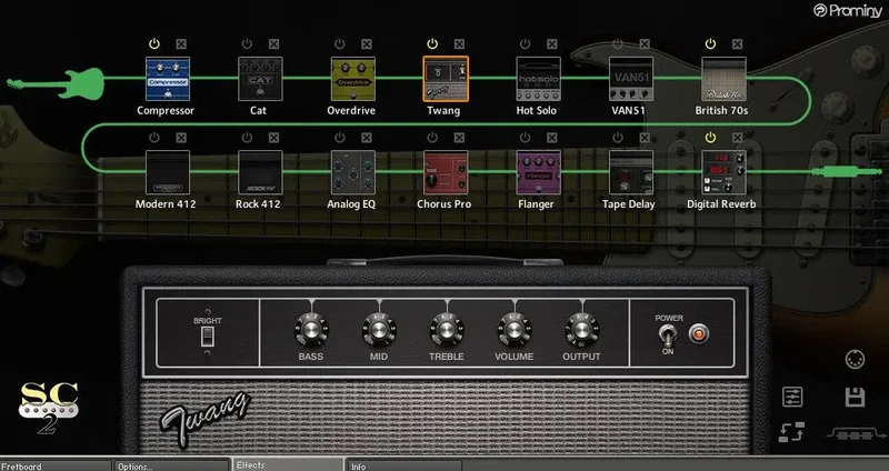 Prominy SC Electric Guitar 2 interface