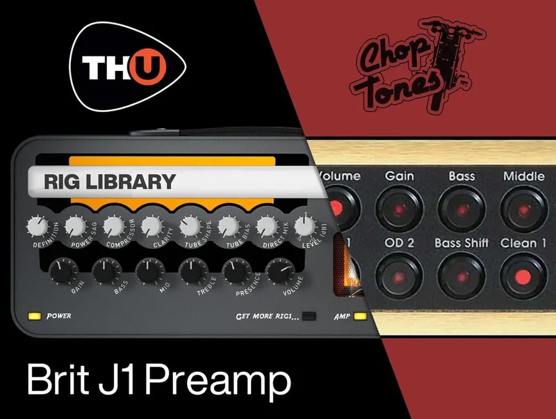 Overloud TH-U Choptones Brit J1 Preamp interface