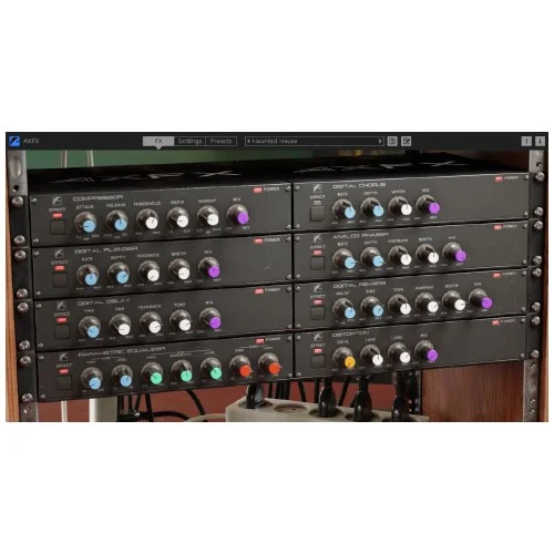 Martinic AXFX Effect Rack interface
