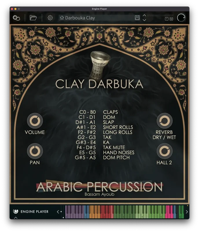Best Service Arabic Percussion Collection interface