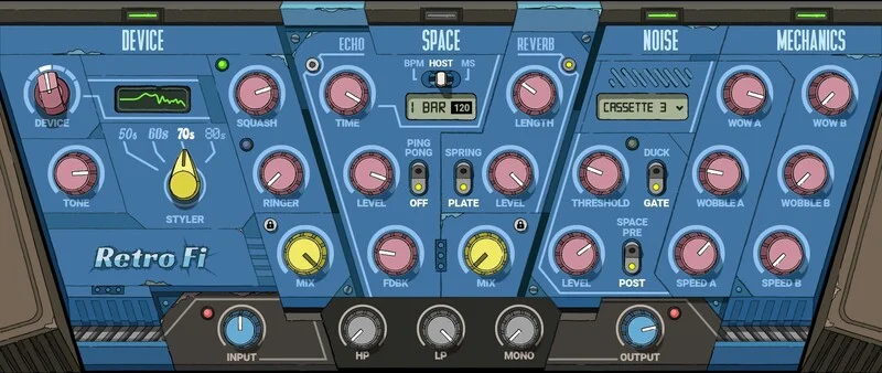 Waves Retro Fi interface