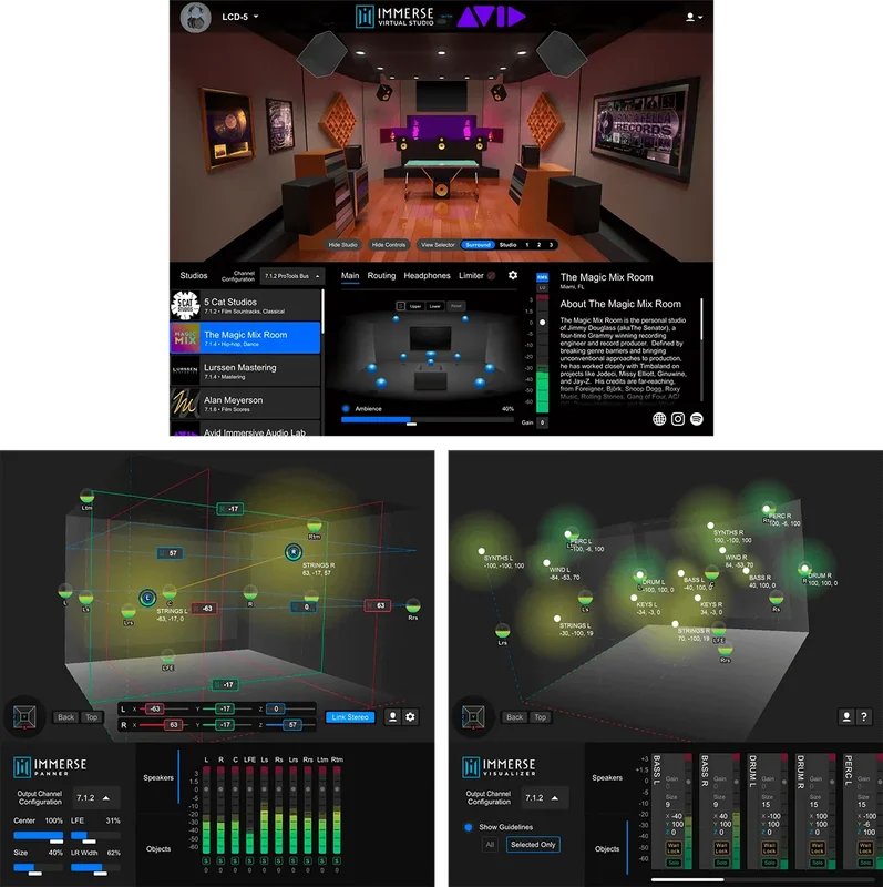 Embody Immerse Spatial Audio Production Suite interface