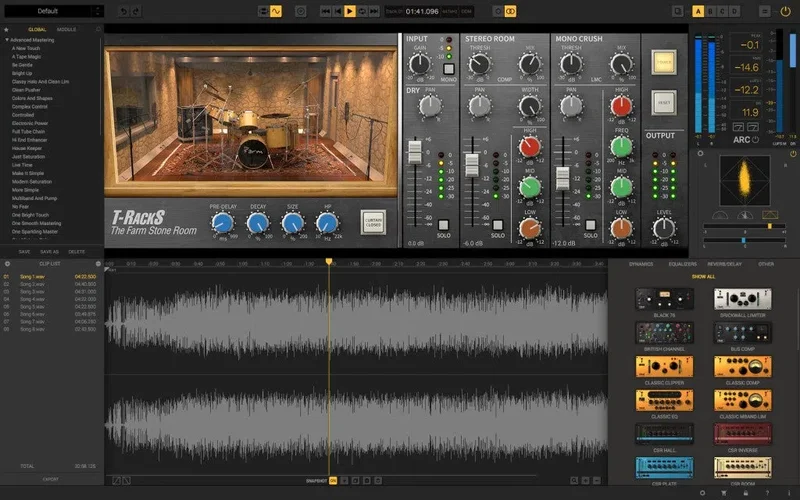 IK Multimedia The Farm Stone Room interface