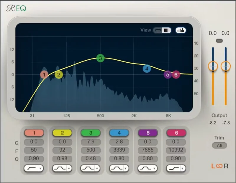 Waves Renaissance Equalizer interface