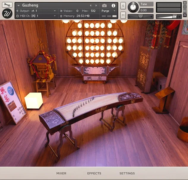 Wavesfactory Guzheng interface