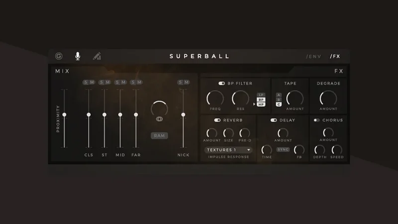 Superball - Experiments interface