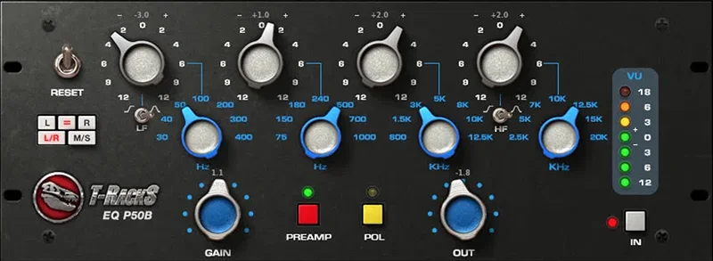 IK Multimedia EQ P50B interface